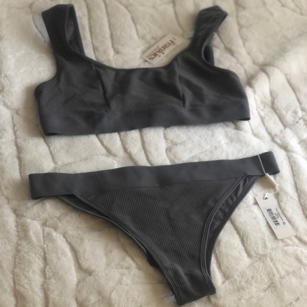FRANKIES BIKINIS - Drew Ribbed Set